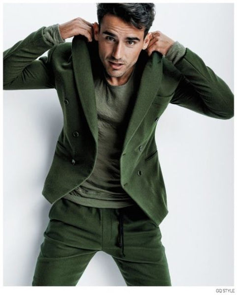 Green Slim Fit Suit