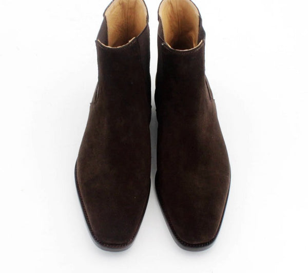 Ankle Suede Chelsea Boot