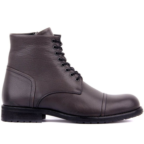 Cap Toe Leather Boot