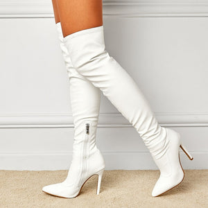 Stiletto Hell Thigh Boots