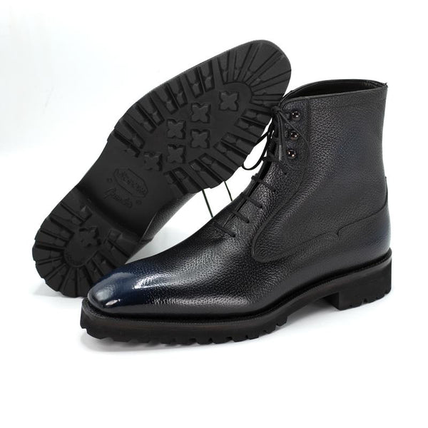 Solid Lace- Up Men Boot