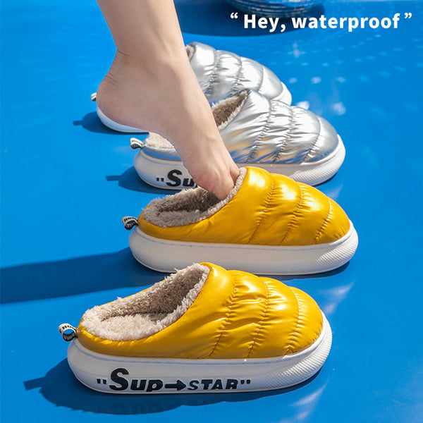 Waterproof Unisex Puff Slides