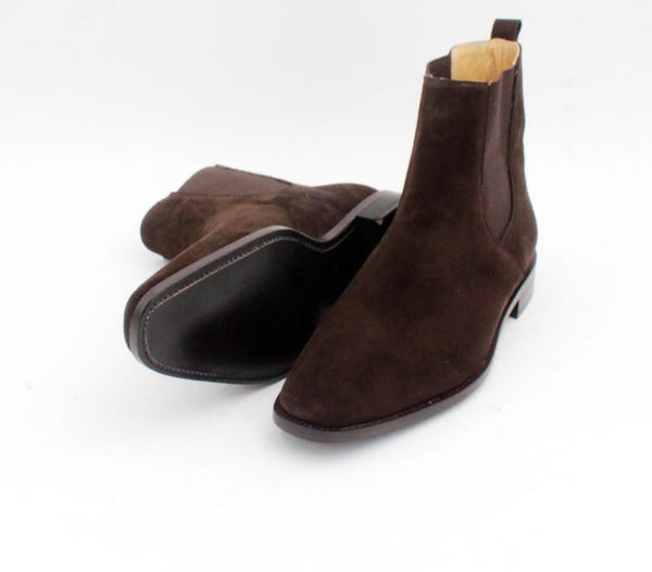 Ankle Suede Chelsea Boot