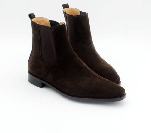 Ankle Suede Chelsea Boot